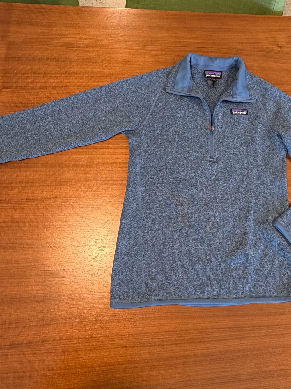 Patagonia Blue Quarter Zip Fleece Jacket